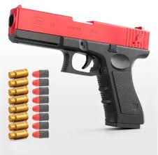 Glock Soft Bullet Toy Gun Shell Ejection Manual Airsoft